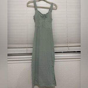 Francesca’s Green Sleeveless Dress